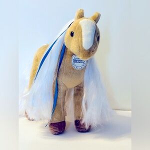 Breyer Sunset Plush Horse Toy with White Mane